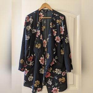Floral Kimono Blazer